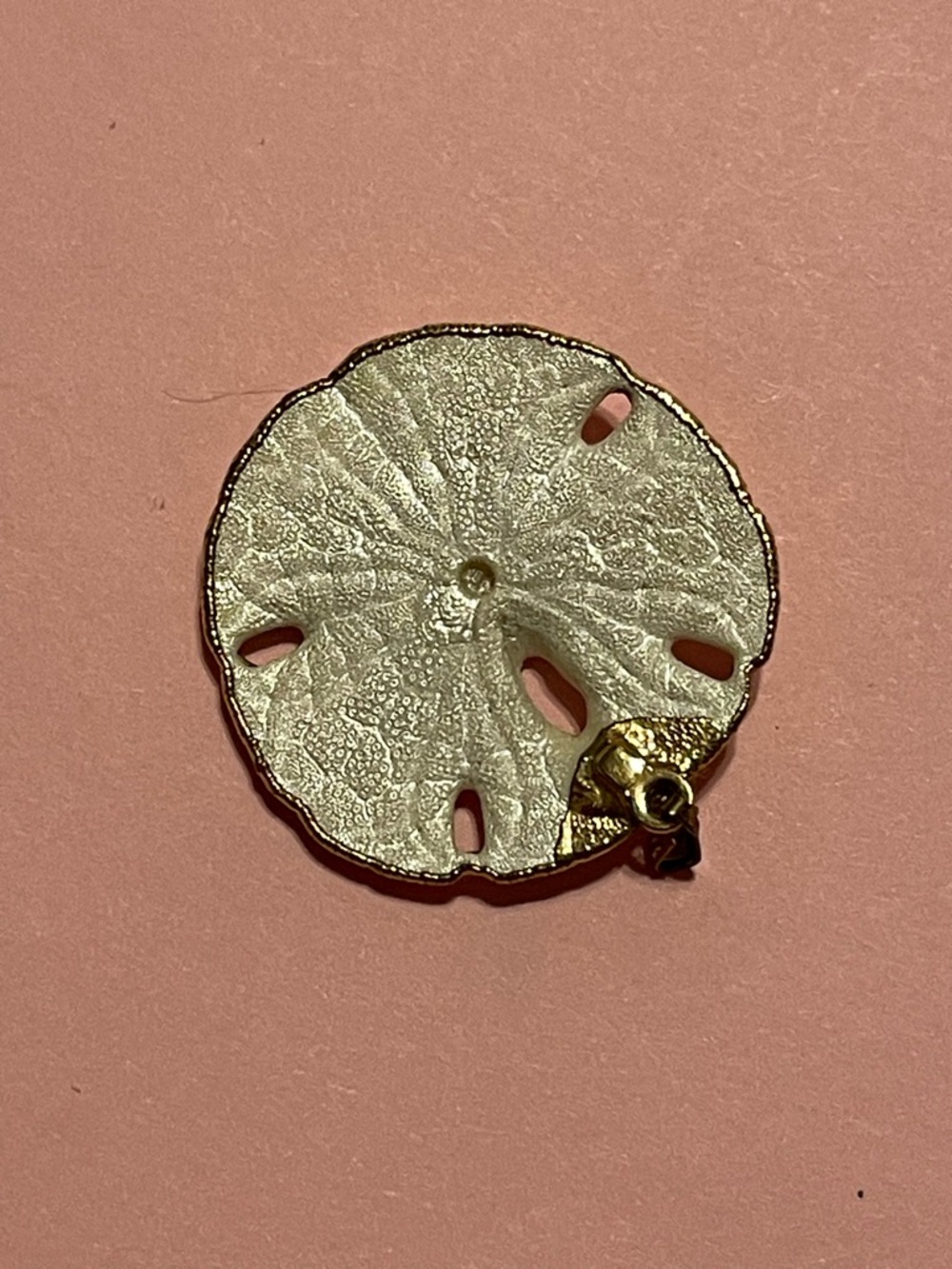 Vintage Sand Dollar Pendant - Picture 3 of 3